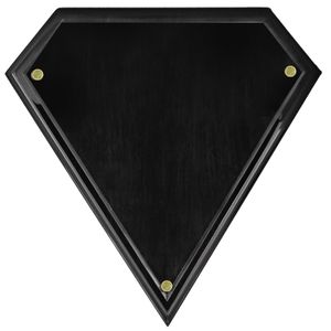 12 X 12 INCH DIAMOND SHAPE BLACK PIANO FINISH