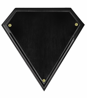 12 X 12 INCH DIAMOND SHAPE BLACK PIANO FINISH