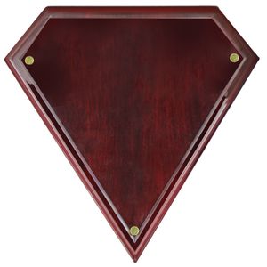 12 X 12 INCH DIAMOND SHAPE ROSEWOOD PIANO FINISH