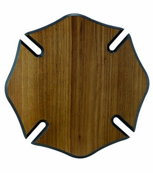 12 X 12 WALNUT VENEER MALTESE CROSS