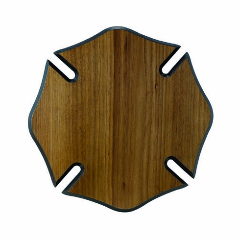 12 X 12 WALNUT VENEER MALTESE CROSS
