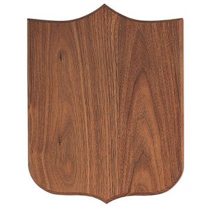 12 X 16 WALNUT VENEER 4 POINT SHIELD PLAQUE