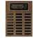 12 X 16 WALNUT FINISH PERPETUAL PLAQUE BLACK HEADER PLATE