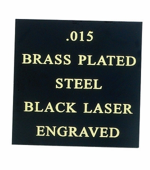 12X24 BLACK BRASS PLATE STEEL, .015