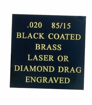 12X24 BLACK COATED 85/15 BRASS, .020