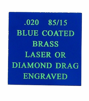 12X24 BLUE COATED 85/15 BRASS, .020