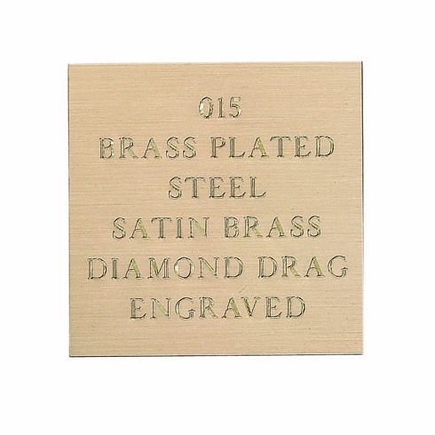 12X24 BRASS PLATED STEEL SATIN BRASS, .015