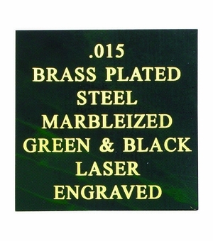 12X24 GREEN/ BLACK MARBLEIZED STEEL, .015