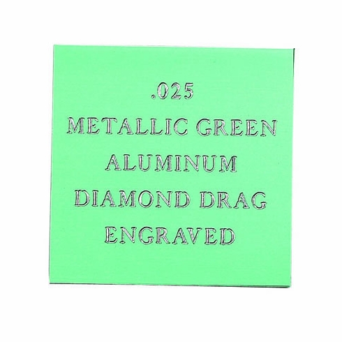 12X24 METALLIC GREEN ALUMINUM, .025