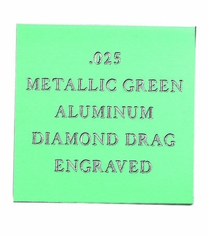 12X24 METALLIC GREEN ALUMINUM, .025