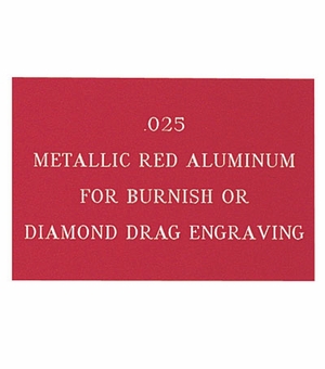 12X24 METALLIC RED ALUMINUM, .025