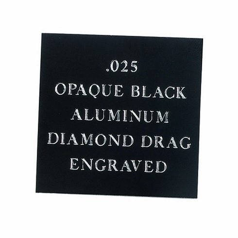 12X24 OPAQUE BLACK ALUMINUM, .025