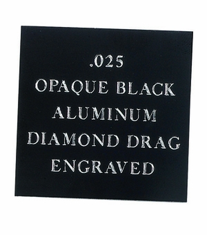 12X24 OPAQUE BLACK ALUMINUM, .025