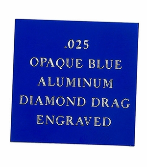 12X24 OPAQUE BLUE ALUMINUM, .025