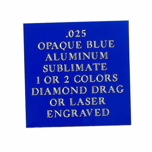 12X24 OPAQUE BLUE ALUMINUM, .025