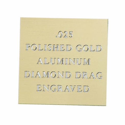 12X24 POLISHED GOLD ALUMINUM, .025