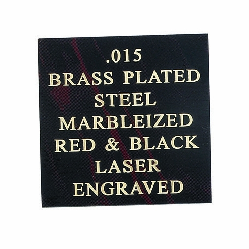 12X24 RED /BLACK MARBLEIZED STEEL, .015