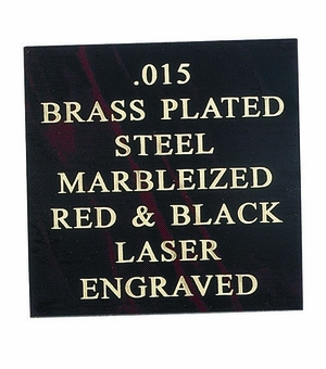 12X24 RED /BLACK MARBLEIZED STEEL, .015