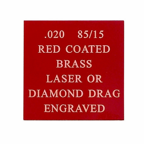 12X24 RED COATED 85/15 BRASS, .020