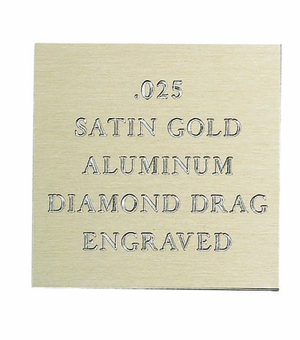 12X24 SATIN GOLD ALUMINUM, .025