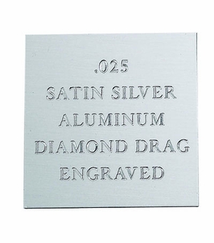 12X24 SATIN SILVER ALUMINUM, .025