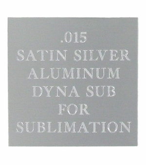 12X24 SATIN SILVER ALUMINUM DYNA-SUB, .015