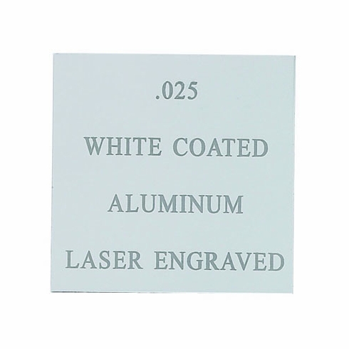12X24 WHITE COATED ALUMINUM, .025
