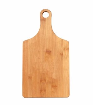 13-1/2 X 7 INCH GENUINE BAMBOO PADDLE HANDLE CUTTING BOARD