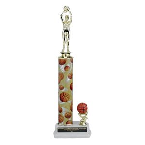 13, 14, 15 INCH SPORT COLUMN TROPHY WITH SPORT TRIM