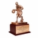 13 INCH BASKETBALL TROPHY ELECTROPLATED IN ANTIQUE BRONZE