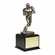 13 INCH ELECTROPLATED BRASS FOOTBALL FIGURE TROPHY
