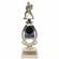 13 INCH MALE HOCKEY TROPHY RISER WITH FIGURE ON MARBLE BASE