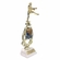 13 INCH MALE KARATE TROPHY RISER WITH FIGURE ON MARBLE BASE