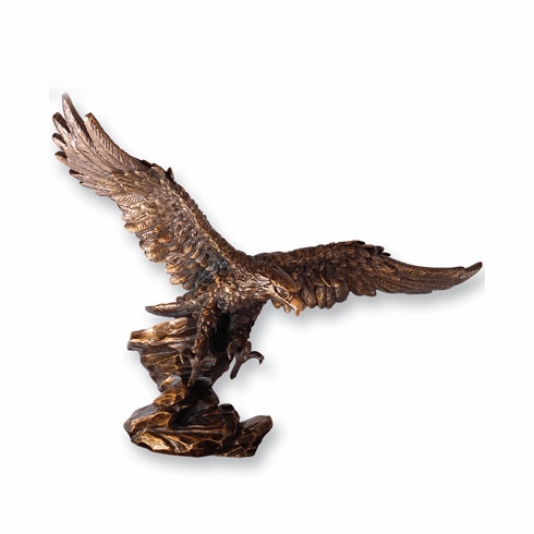 13 X 16 INCH BRASS EAGLE CAST