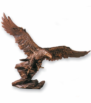 13 X 16 INCH BRONZE EAGLE CAST
