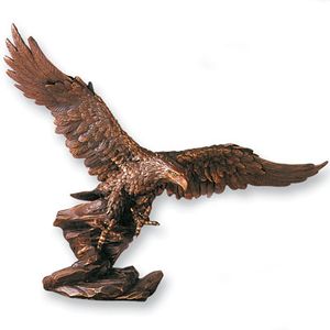 13 X 16 INCH BRONZE EAGLE CAST