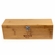14-1/4 INCH BAMBOO WOOD WINE BOX WITH FOUR WINE TOOLS