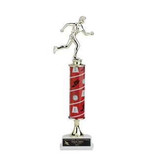 14, 15, 16 INCH ONE COLUMN SPORTS TROPHY TAKES FIGURE