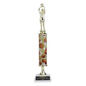 14, 15, 16 INCH ONE COLUMN SPORTS TROPHY TAKES FIGURE