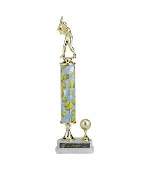 14, 15, 16 INCH SPORT COLUMN TROPHY WITH SPORT TRIM