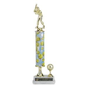 14, 15, 16 INCH SPORT COLUMN TROPHY WITH SPORT TRIM