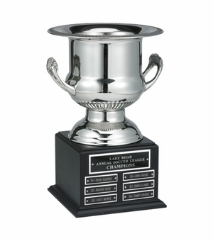 14 INCH CHAMPAGNE/WINE COOLER ON BLACK BASE