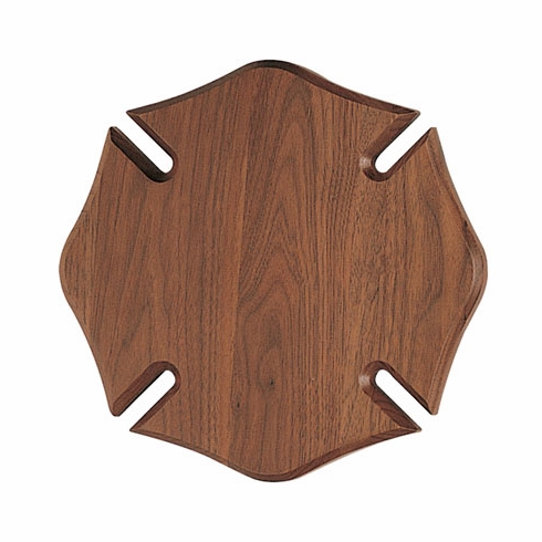 14 X 14 WALNUT MALTESE CROSS