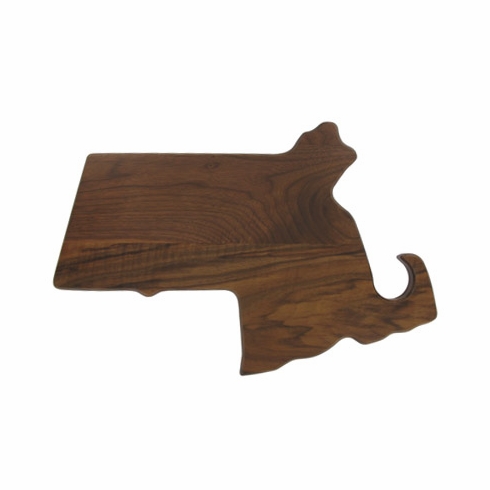15-1/4 X 10-1/4 MASSACHUSETTS WALNUT PLAQUE