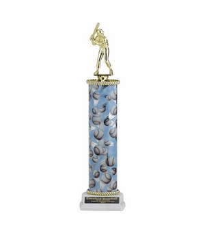 15, 16, 17 INCH SPORT COLUMN TROPHY TAKES FIGURE
