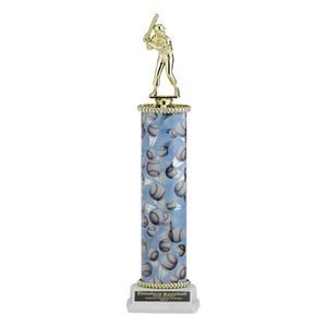 15, 16, 17 INCH SPORT COLUMN TROPHY TAKES FIGURE