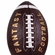 15-3/4 INCH PAINTED RESIN FANTASY FOOTBALL ON ROSEWOOD BASE TROPHY