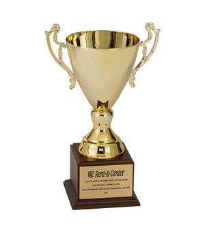 15 INCH RAMONA SERIES TROPHY WITH 11 INCH GOLD METAL CUP