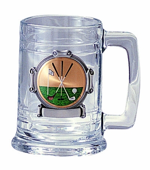 15 OUNCE GLASS TANKARD TAKES 2 INCH INSERT