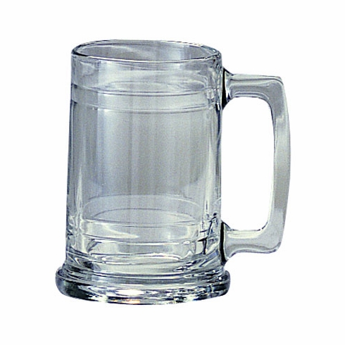 15 OUNCE PLAIN GLASS BEER MUG